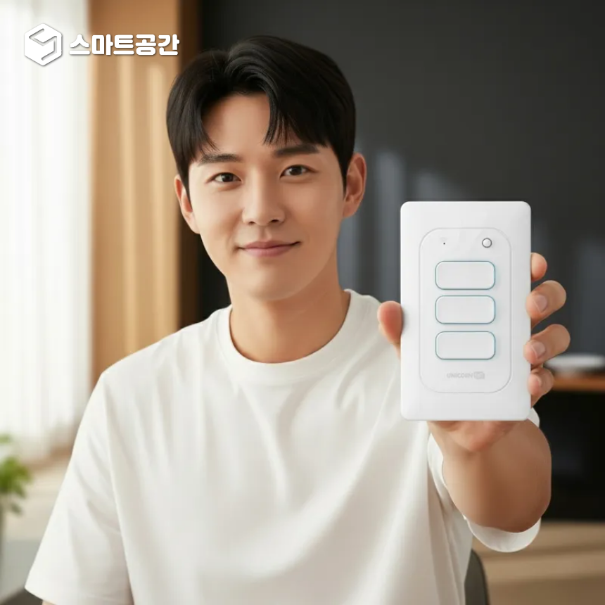 스마트공간 IoT 조명스위치 - 전등 전기 자동 원격제어 스마트홈 타이머 1구 2구 3구