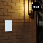 스마트공간 IoT 고출력 스위치 - 스마트빌 WiFi 매장 강화유리 전등 원격 구글 연동