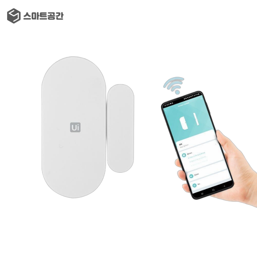 스마트공간 IoT 도어감지 센서 - 문열림 홈 원격 현관문 창문 경보 스마트홈 허브필수
