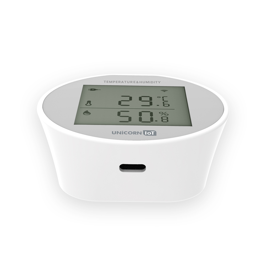 스마트공간 IoT WiFi LCD 온습도계 - 홈 디지털 무선 온도센서 습도센서 원격제어