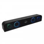 셀홈 블루투스 PC 사운드바 SB-500BT - 스피커 LED조명 FM라디오 MP3기능