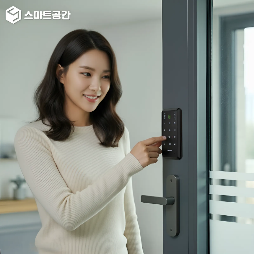 스마트공간 IoT 도어락 보조키 잇소키 - WiFi 모듈 원격제어 현관문 매장 출입 관리