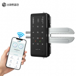 스마트공간 IoT 도어락 유리문 잇소키 - 와이파이 상점 공유 오피스 무인픽업 강화유리