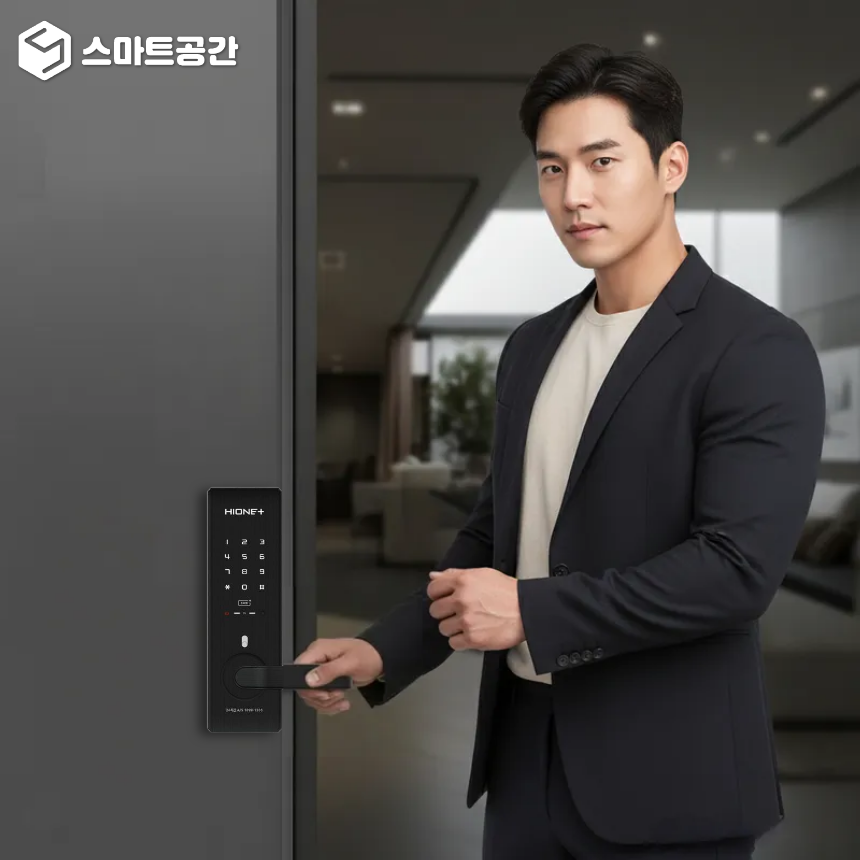 스마트공간 IoT 무타공 주키 도어락 - WiFi 모듈 무인 매장 현관문 원격제어 잇소키