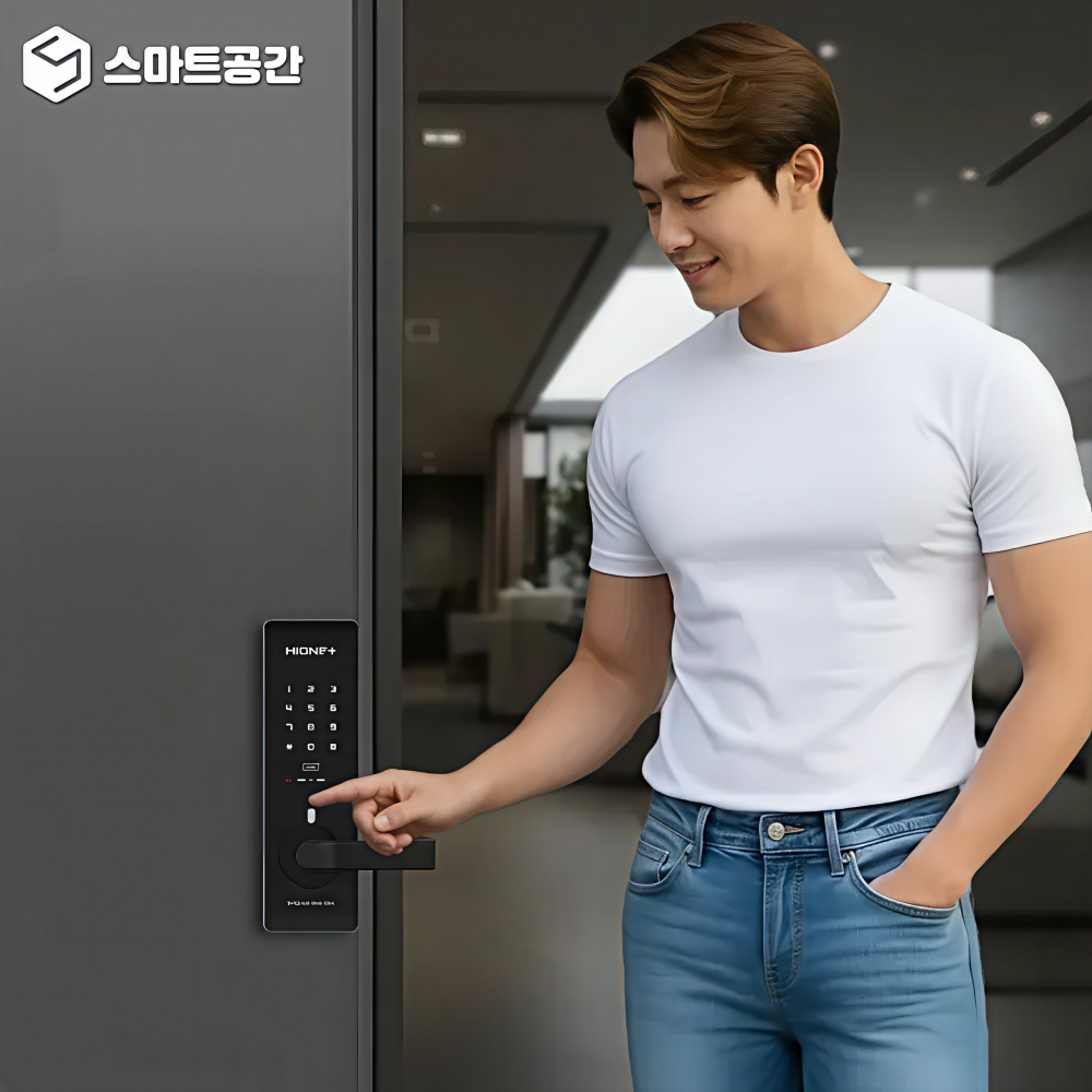 스마트공간 IoT 무타공 주키 도어락 - WiFi 모듈 무인 매장 현관문 원격제어 잇소키