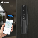 스마트공간 IoT 무타공 오토락 도어락 - WiFi 현관 원격제어 번호 카드 지문 잇소키