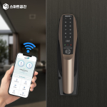 스마트공간 IoT 무타공 오토락 도어락 - WiFi 현관 원격제어 번호 카드 지문 잇소키