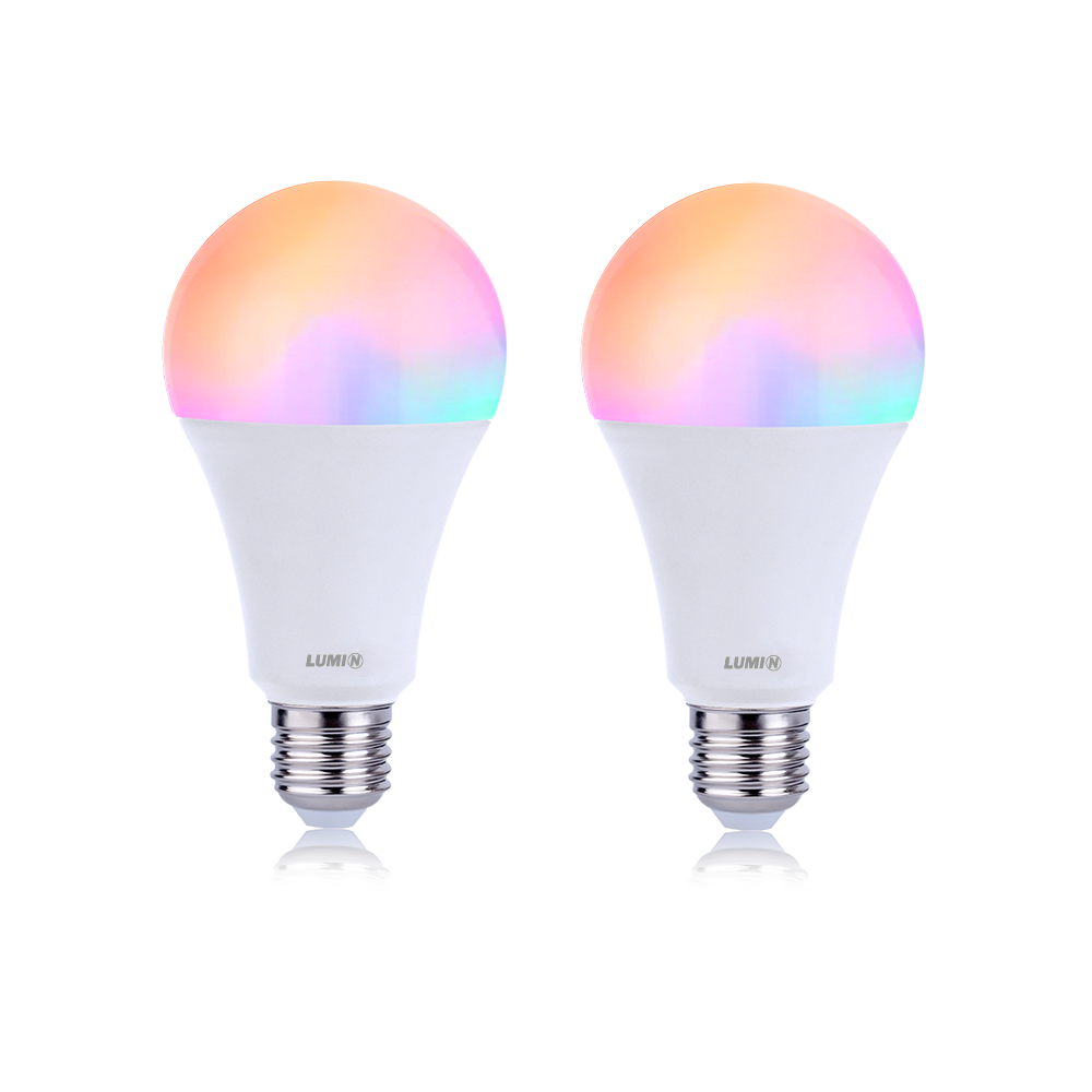 스마트공간 IoT 블루투스 표준전구 2팩 - LED 9W 14W 밝기 색상 E26 조명