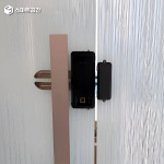 스마트공간 IoT 도어락 유리문 홀더 잇소키 - 날개형 클립형 강화유리 양문형 양문용