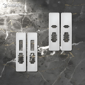 스마트공간 IoT 도어락 잇소키 보강판 - 2EA(1세트) 주키용 푸시풀 디지털도어락