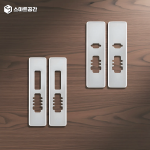 스마트공간 IoT 도어락 잇소키 보강판 - 2EA(1세트) 주키용 푸시풀 디지털도어락