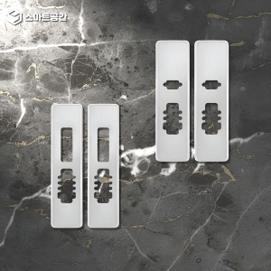 스마트공간 IoT 도어락 잇소키 보강판 - 2EA(1세트) 주키용 푸시풀 디지털도어락