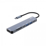 셀홈 7IN1 USB 멀티허브 TCH-P40 - HDMI 4K PD TF SD슬롯 멀티포트