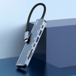 셀홈 7IN1 USB 멀티허브 TCH-P40 - HDMI 4K PD TF SD슬롯 멀티포트