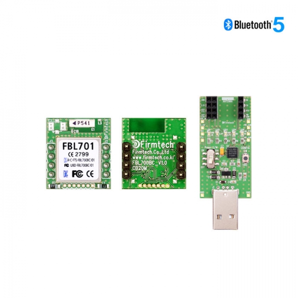 펌테크 BLE 블루투스 Bluetooth 5.1 저전력 모듈 FBL701BC