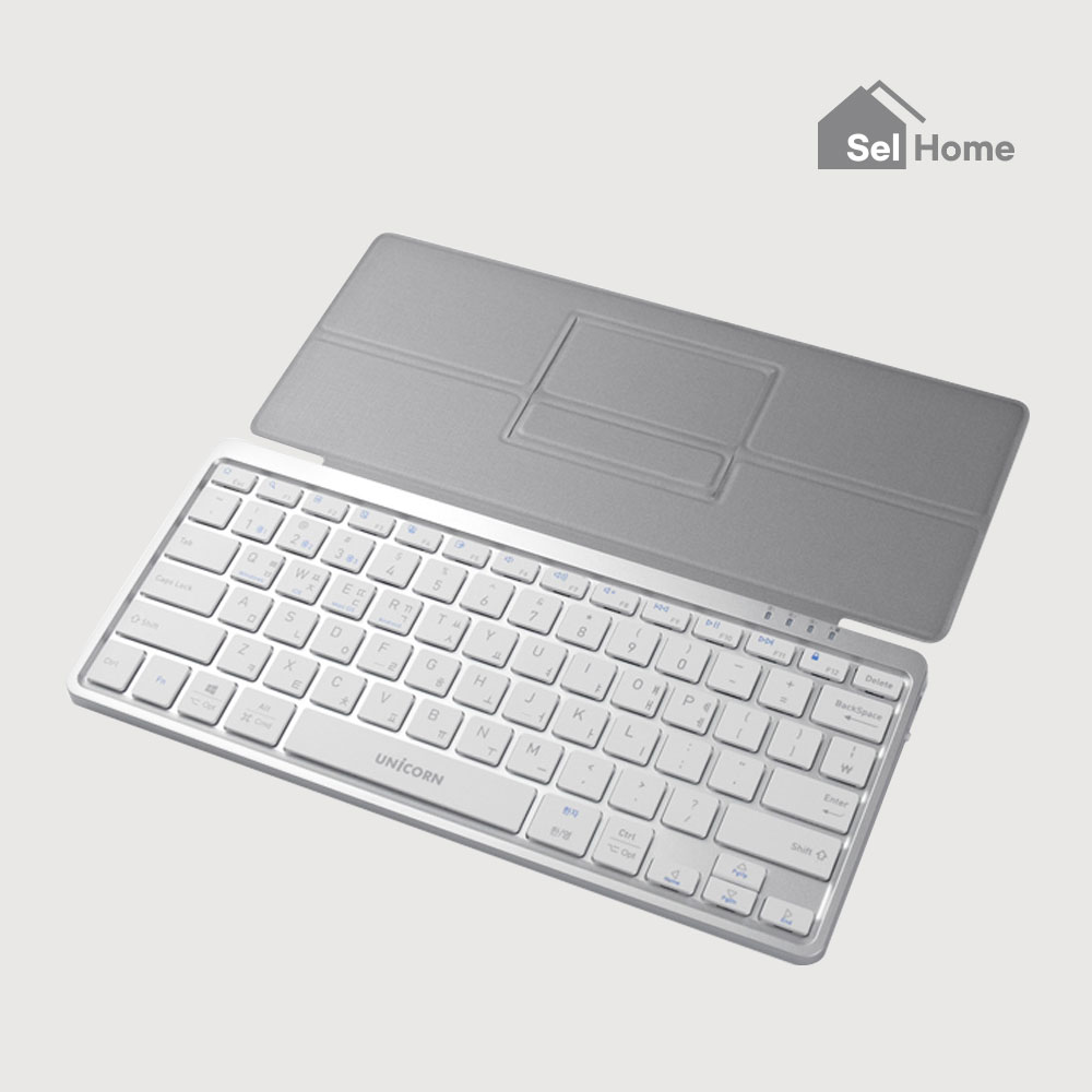 셀홈 가죽케이스 무선 블루투스 키보드 - 멀티페어링 스마트폰 태블릿 휴대용 C타입충전