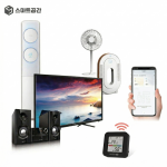 스마트공간 IoT LCD 에어컨제어기 - 26년형 냉난방 온습도 원격제어 WiFi 리모컨