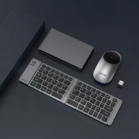 셀홈 접이식 휴대용 키보드 마우스 세트 - 무선 2.4Ghz 블루투스 폴딩 C타입 충전