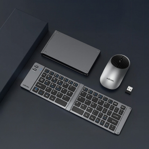 셀홈 접이식 휴대용 키보드 마우스 세트 - 무선 2.4Ghz 블루투스 폴딩 C타입 충전