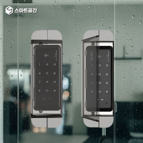 스마트공간 IoT 도어락 레인커버 - 유리문 전용 빗물 가리개 방수 하이원 잇소키