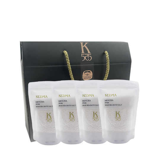 메누하 사해 바스솔트 내추럴 세트 (4개입)  K5 MENUHA Dead Sea Bath Salt SET