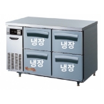 라셀르 카페형 서랍식 테이블 1200 LT-1224R-DD (서랍4칸) 높은서랍냉장고