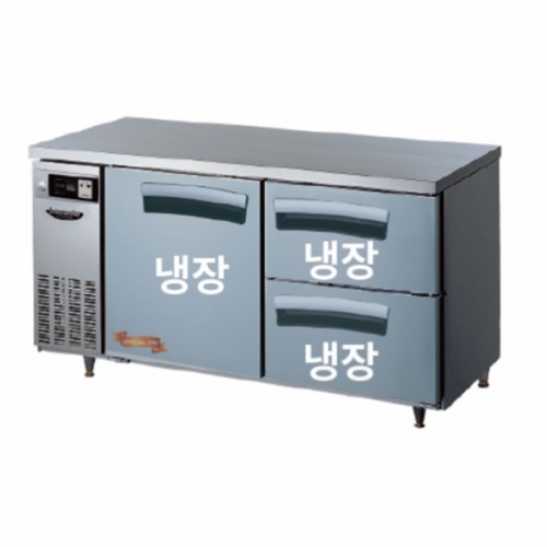 라셀르 카페형 서랍식 테이블 1500 LT-1524R-SD (스윙도어1 서랍2) 높은서랍테이블