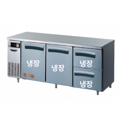 라셀르 카페형 서랍식 테이블 1800 LT-1834R-SSD (스윙도어2 서랍2) 높은서랍테이블