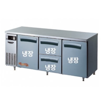 라셀르 카페형 서랍식 테이블 1800 LT-1834R-SDS (스윙도어1 서랍2 스윙도어1 ) 높은서랍테이블