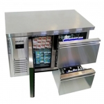 업소용 스키피오 우유 냉장고 테이블 서랍형 SUR12-2D-2M
