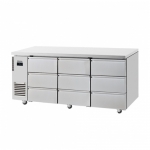업소용 스키피오 서랍식 테이블 냉장고 1800 SUR18-3D-9 카페용