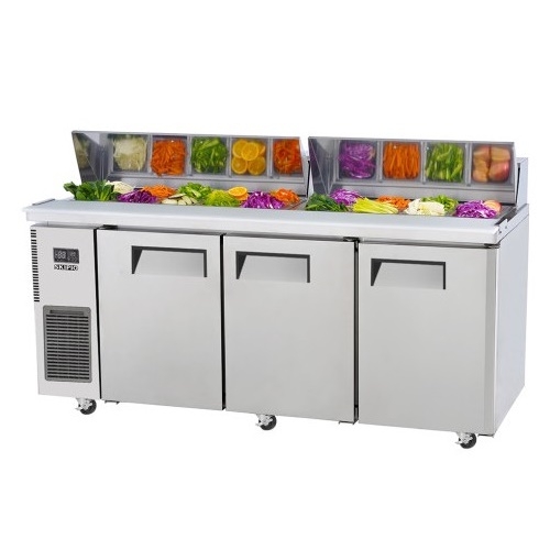 업소용 스키피오 1800 토핑 냉장고 샐러드 SHR18-3 간냉식