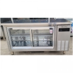 업소용 에버젠 테이블냉장고 간냉식 유리도어 1500x700x850 (서울 하남 구리 성남무료배송)