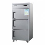 우성 업소용 냉동냉장고 1/3냉동 직냉식 디지털 35 CWSM-852RF 냉동1칸, 냉장2칸