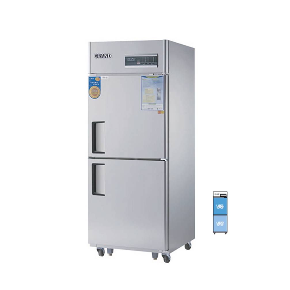 그랜드우성 고급형 간냉식 30박스 냉동냉장고 올스텐 디지털 WSFM-740RF (740x800x1910)