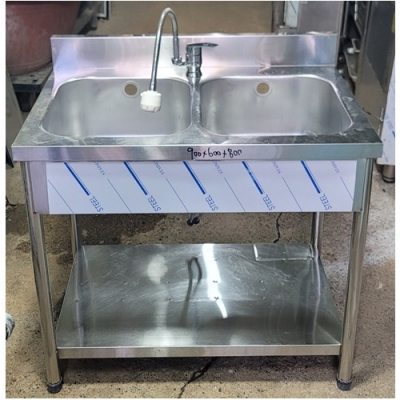 업소용 씽크대 개수대 세정대 900x600x800 (배수구포함)