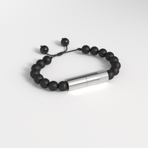 LesFinesLames Punch Bracelet- Onyx Matte