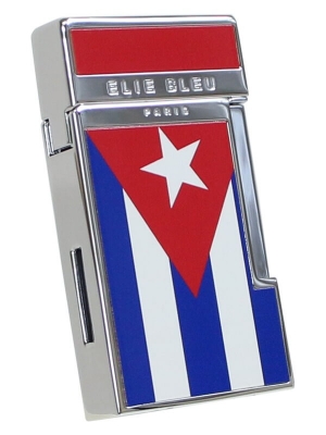 Elie Bleu Cuban Flag 한정판 시가 라이터