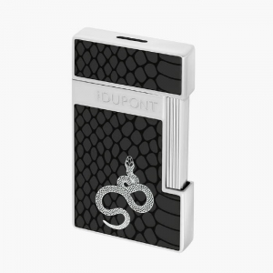 S.T 듀퐁 Snake 슬리미 라이터 Black