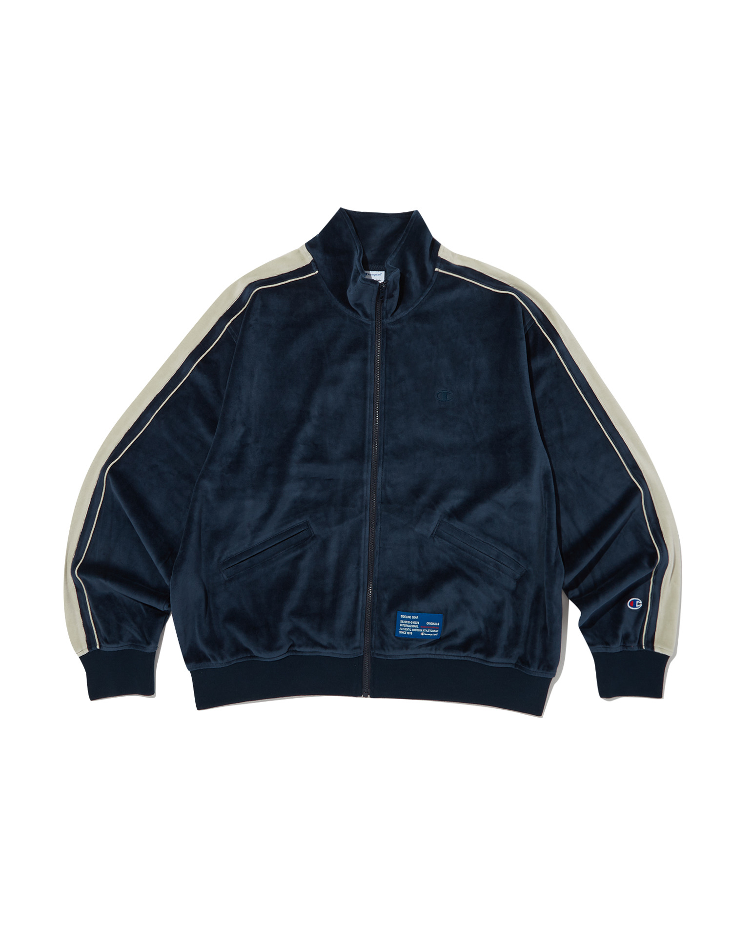 Champion X thisisneverthat] 벨루어 카라넥 집업 (Navy) ｜JACKET