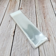 opp 무지 접착 비닐(6 x 20 + 4 )100장/빼빼로 비닐봉투