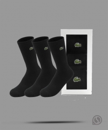 라코스테 스포츠양말 베이직 스포츠 하이 삭스 3P(RA901B54N031)