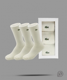 라코스테 스포츠양말 베이직 스포츠 하이 삭스 3P(RA901B54NXFJ)