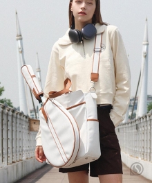 빅토리랩 테니스가방 유니온 숄더백 베이지