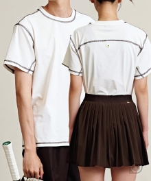 (공용) 요넥스 티셔츠 245TS023U 크림 2024 테니스 컬렉션