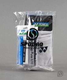 (월례대회기획상품) 요넥스 스포츠양말 2켤레 + 요넥스 오버그립 5개