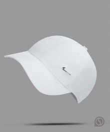 나이키 모자 드라이핏 언스트럭쳐드 메탈 스우시 캡 FB5372-100