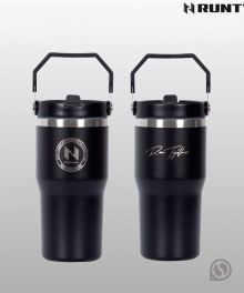 런투 핸들 텀블러 블랙