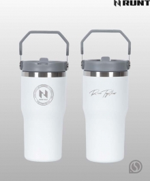 런투 핸들 텀블러 화이트