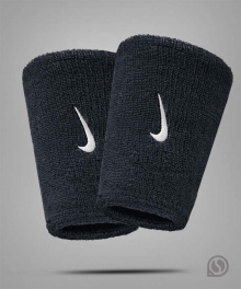 나이키 테니스 스우시 클래식 와이드 리스트밴드 (II5119-010)  2개입 땀 흡수력 좋음